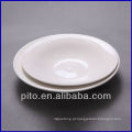 P &amp; T de porcelana redonda prato placa de massa placa de salada